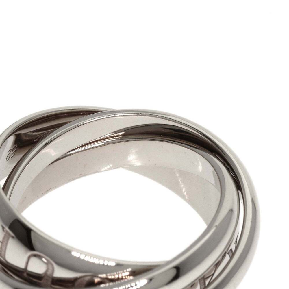 Cartier Authentic 18k Silver Trinity Ring #52 - image 7